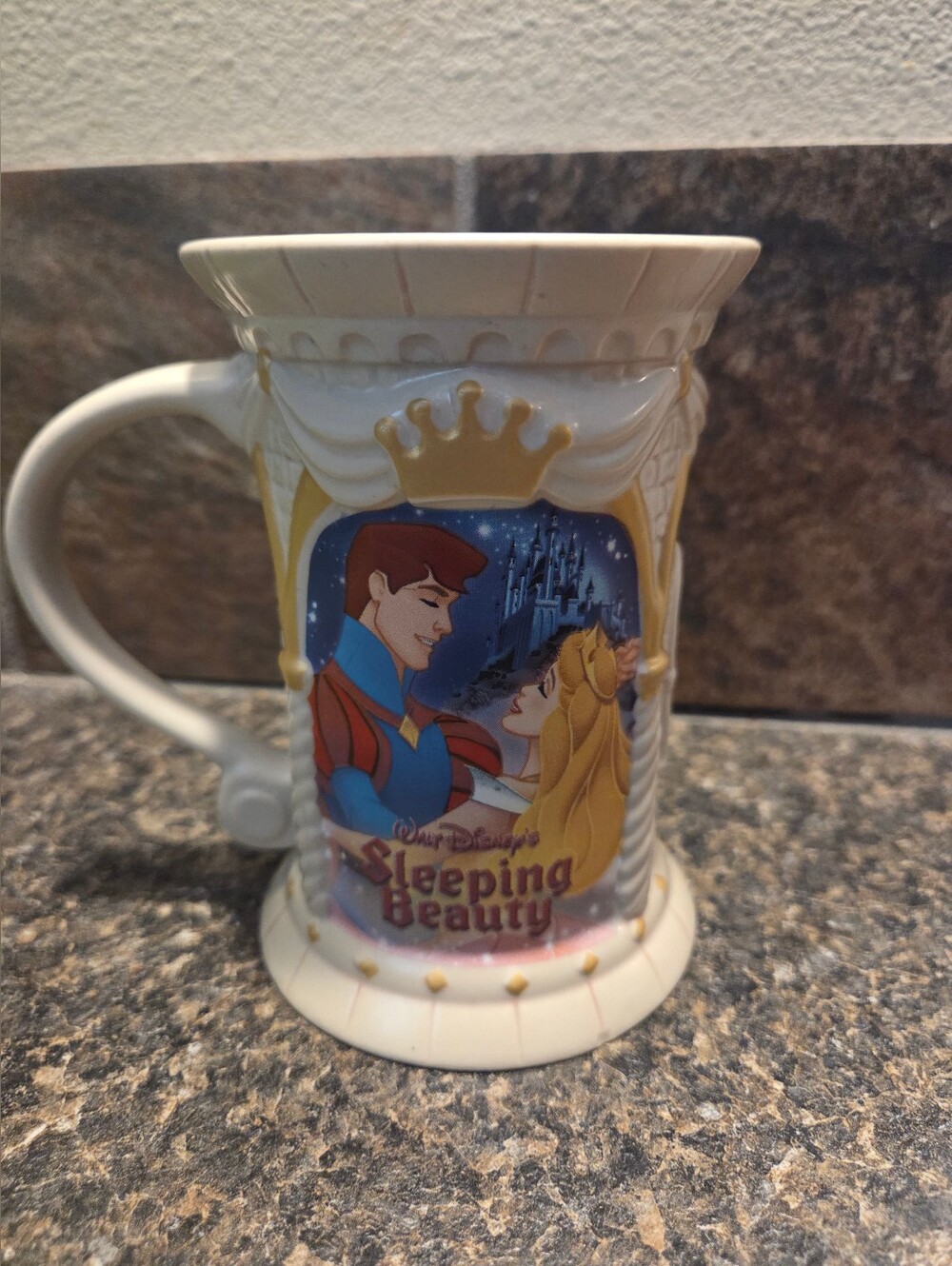 Vintage Disney Sleeping Beauty Decorative Ceramic Mug- Disney Store Exclusive